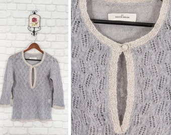 by Malene Birger Mohair Blend Knit Jumper Sweater Pullover 3/4 sleeve size M