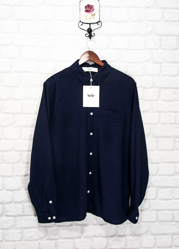 Sefr HAMPUS Shirt ネイビー