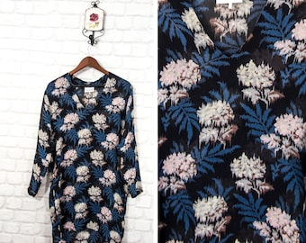 Vestido túnica floral de georgette Park Row de GANNI talla S