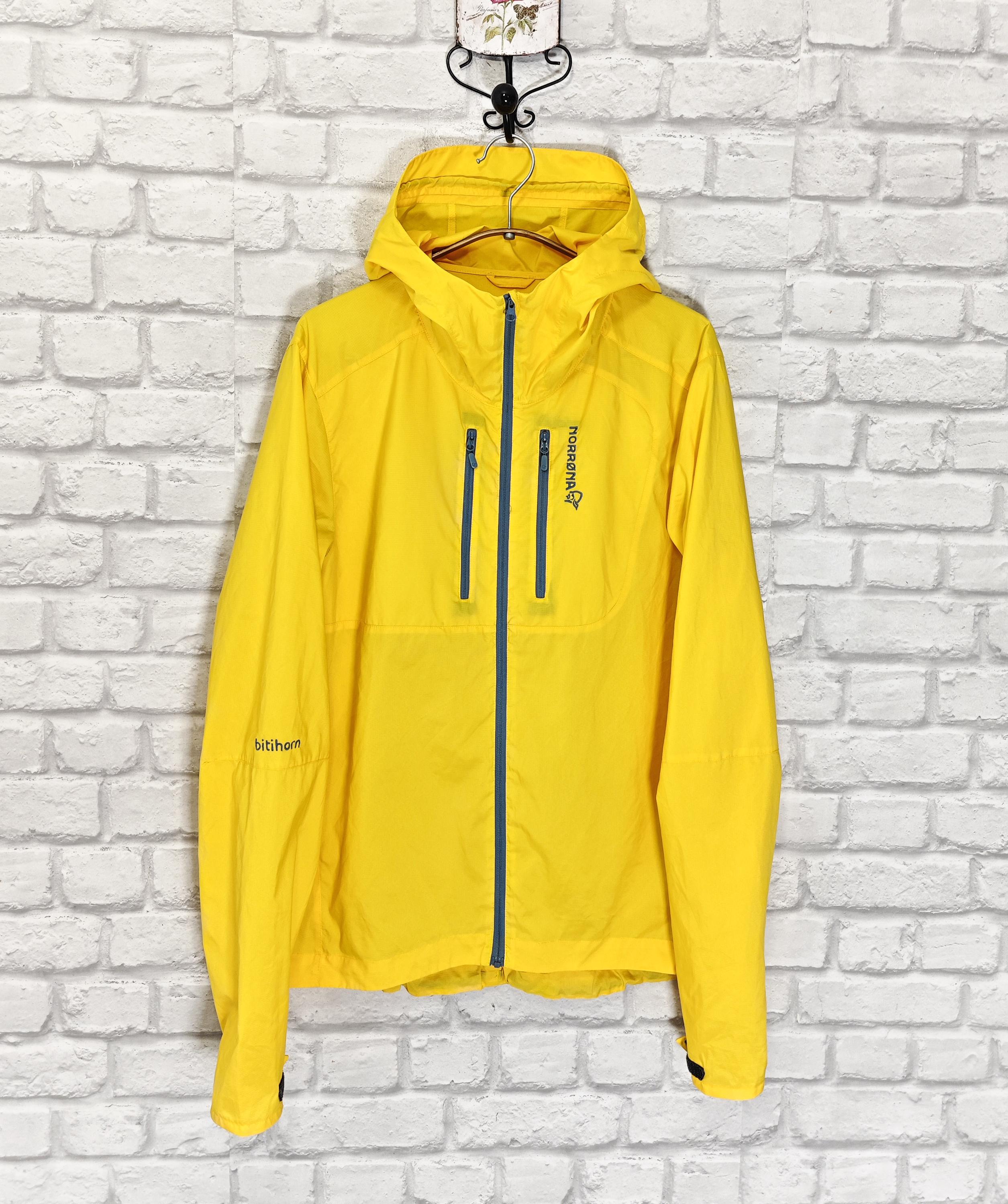 NORRONA Bitihorn Alpha60 Microlight Yelllow Womens Jacket Size L 