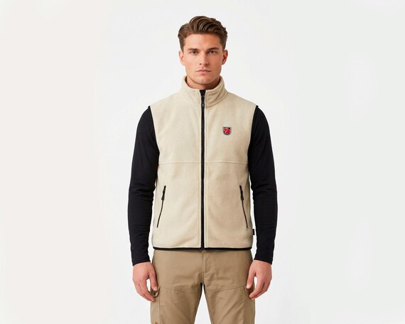 Fjallraven, FJALLRAVEN Men's Vintage Fleece / Polar Vest Bodywarmer Size S