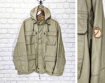 FJALLRAVEN G 1000 herenreis-wandeljack met capuchon, maat L