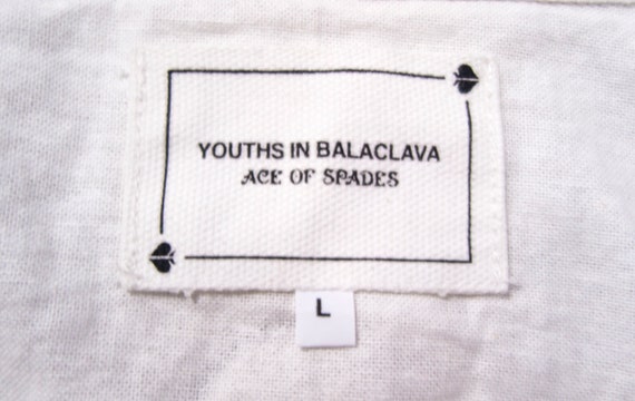 Youths in Balaclava Casual Linen Mne's Shirt Size… - image 7