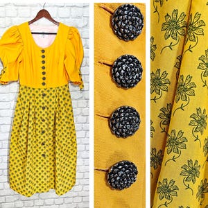 Hasegg Austria Vintage Trachten Dress Dirndl Bavarian Floral Pattern Short sleeve size 42