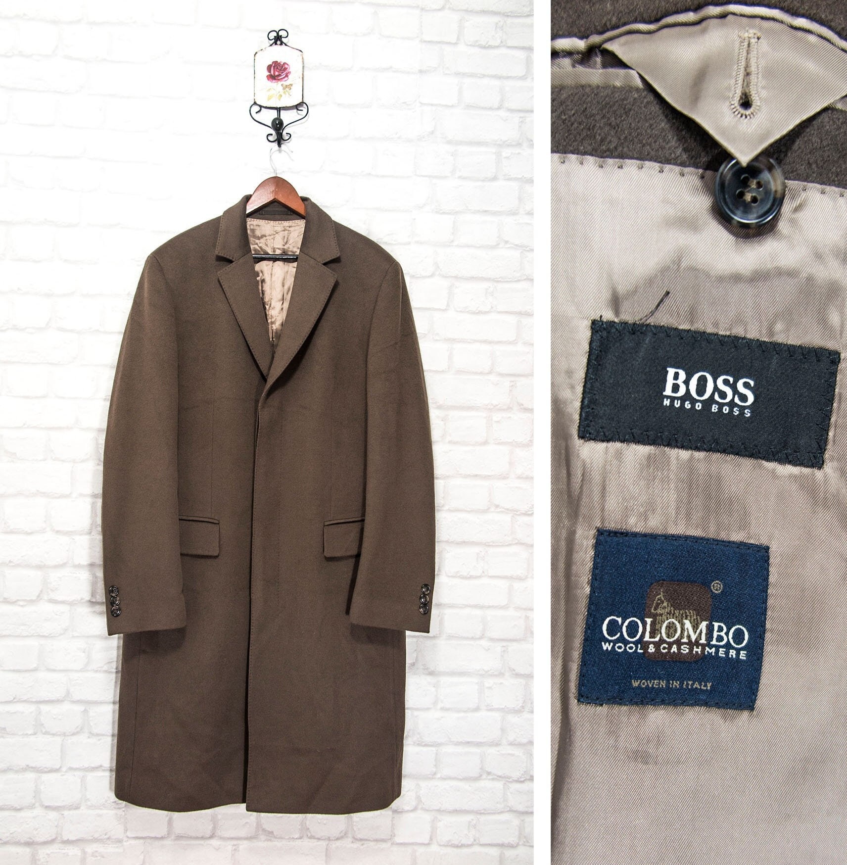 Hugo boss cashmere coat best sale