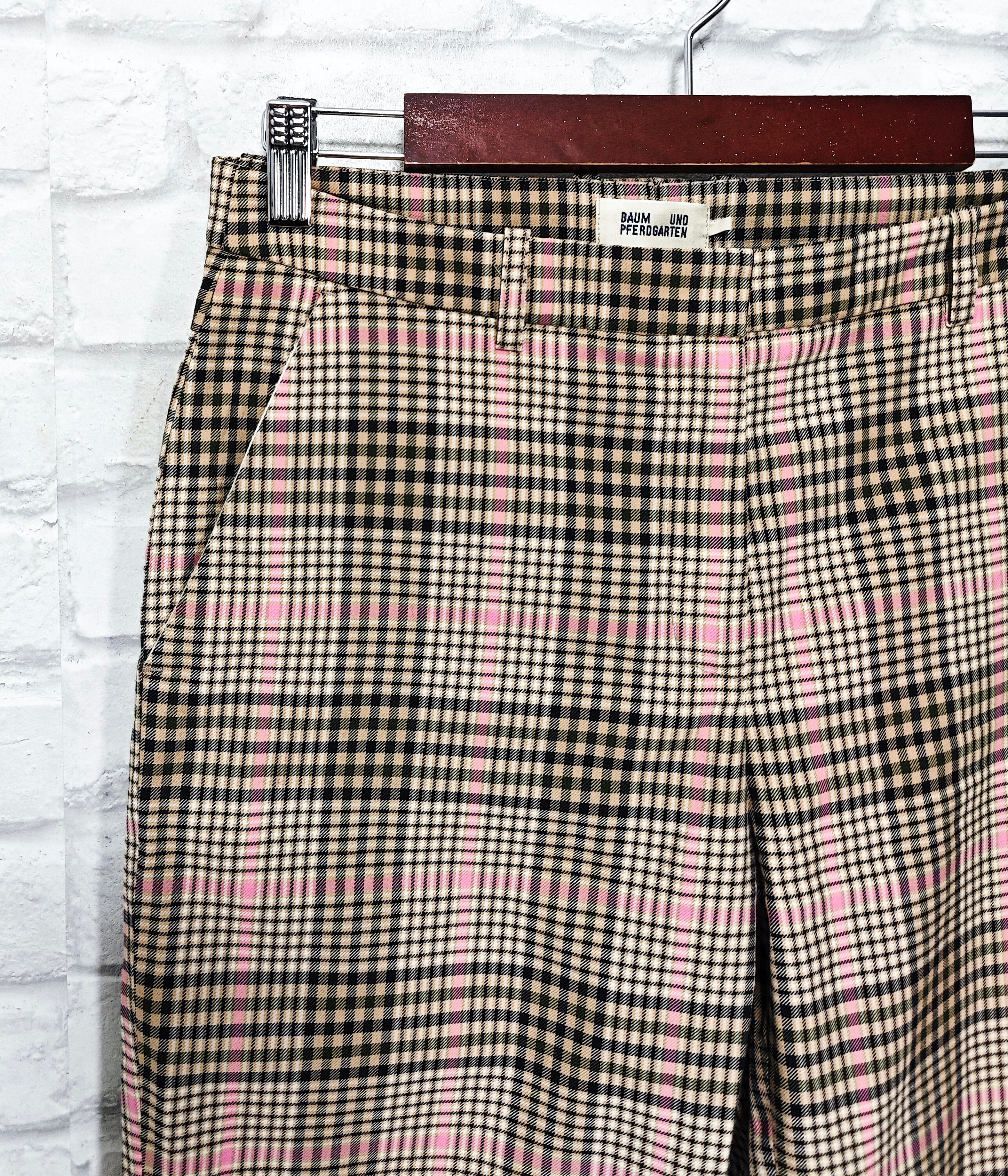 BAUM UND PFERDGARTEN】 BEIGE check pant