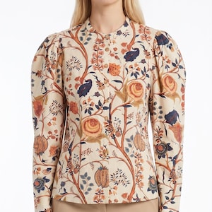 Ulla Johnson Hariet Bluse in Daisy Floral Shirt Größe 10