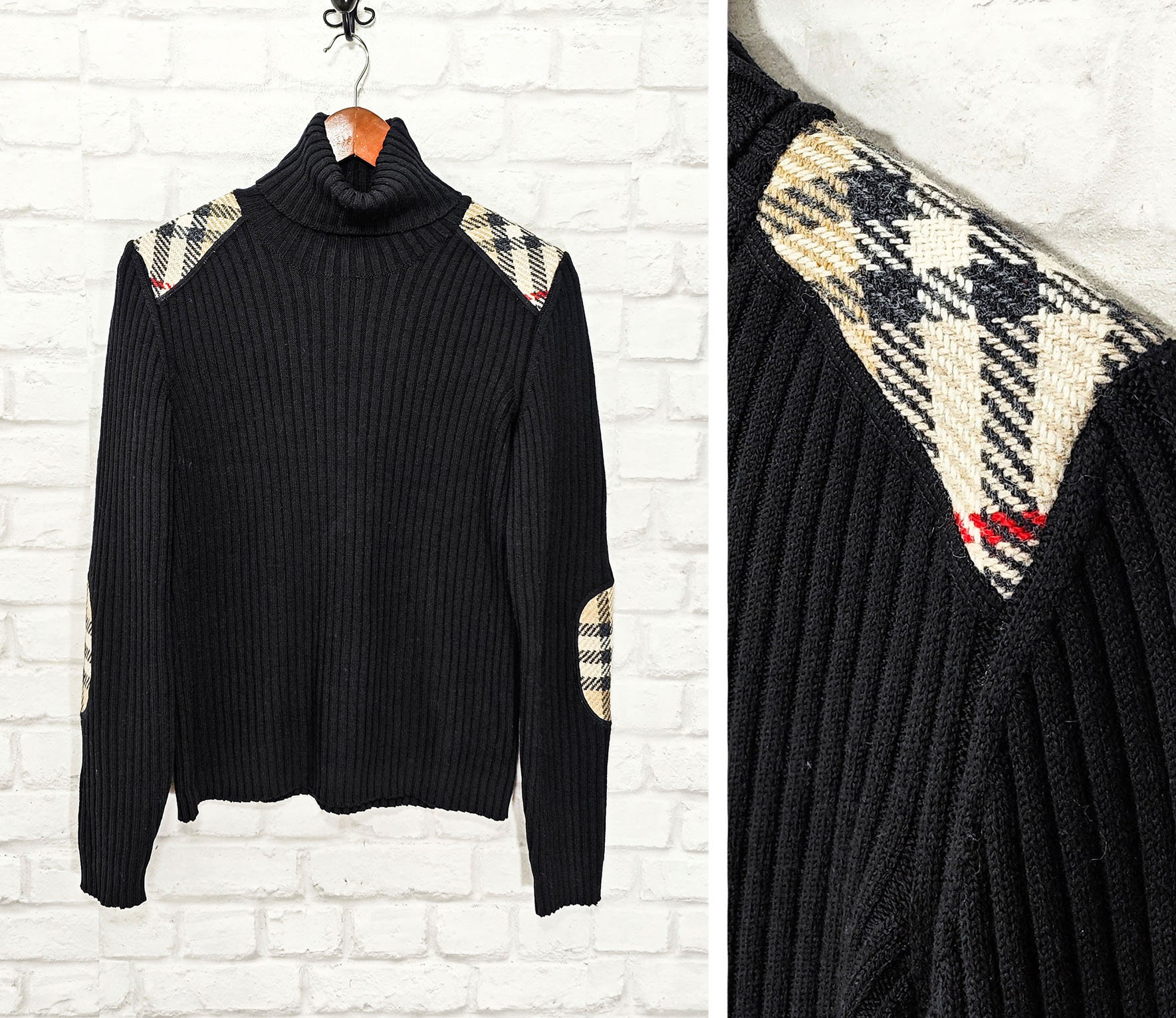 Burberry sale patch sweater
