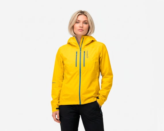 NORRONA Bitihorn Alpha60 Microlight Yelllow Womens Jacket Size L 