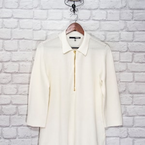 Les Copains ホワイトコットンTシャツ　40サイズ Les Copains ホワイトコットンTシャツ 40サイズ レディース Tシャツ