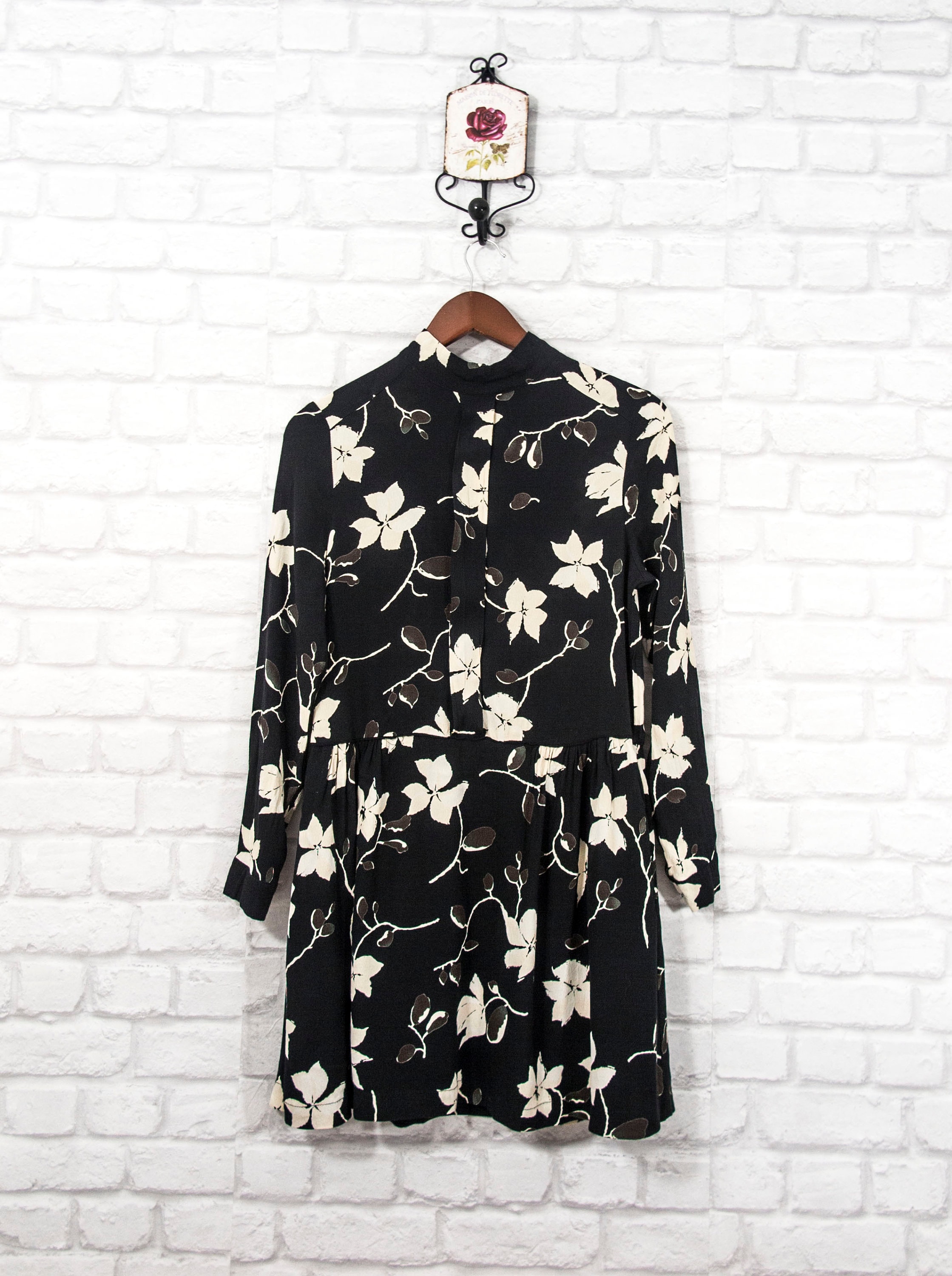 knee length dresses for ladies GANNI "Georgette" floral print maxi long dress  BOREAL REBORN
