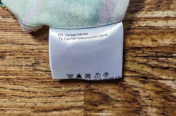 Basler Watercolor Abstract Multicolor Pattern Dre… - image 8