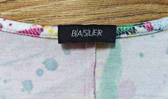 Basler Watercolor Abstract Multicolor Pattern Dre… - image 6