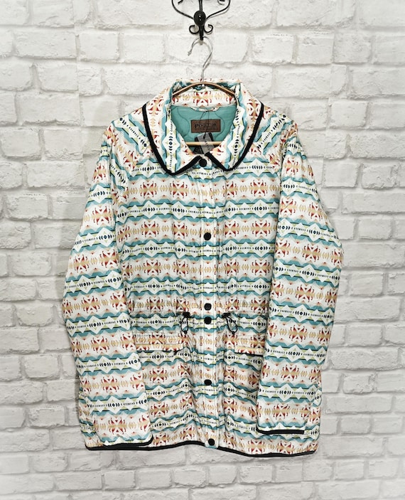 Pendleton Reversible Jacket Lightweight Quilted A… - image 2