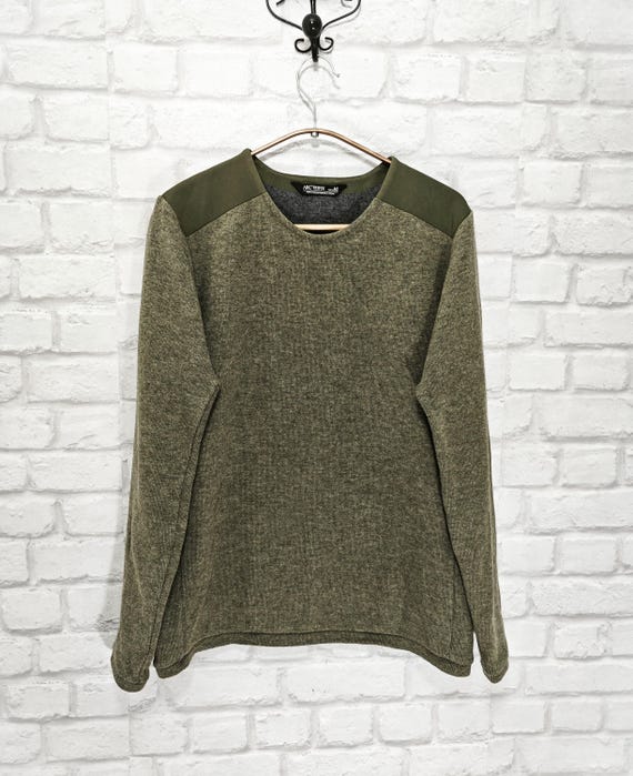 【美品】ARCTERYX DONAVAN CREWNECK SWEATER Arc'teryx Donavan Crew Neck Sweater Gray Mens Small Wool