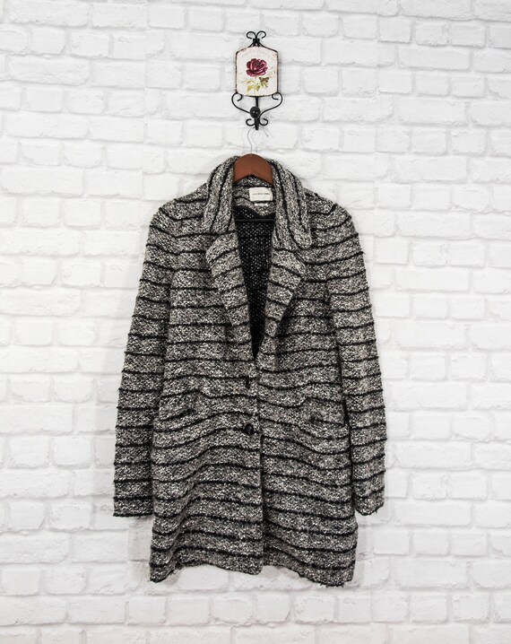 Marant Etoile Wool/alpaca Blend Knit Blazer Jacket Coat - Etsy