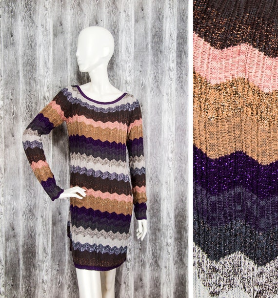 zig zag jumper dress