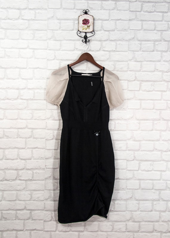 karen millen black bodycon dress Black Petite Viscose Cady Backless Bodycon Maxi Dress With Detachable  Viscose Georgette Cape