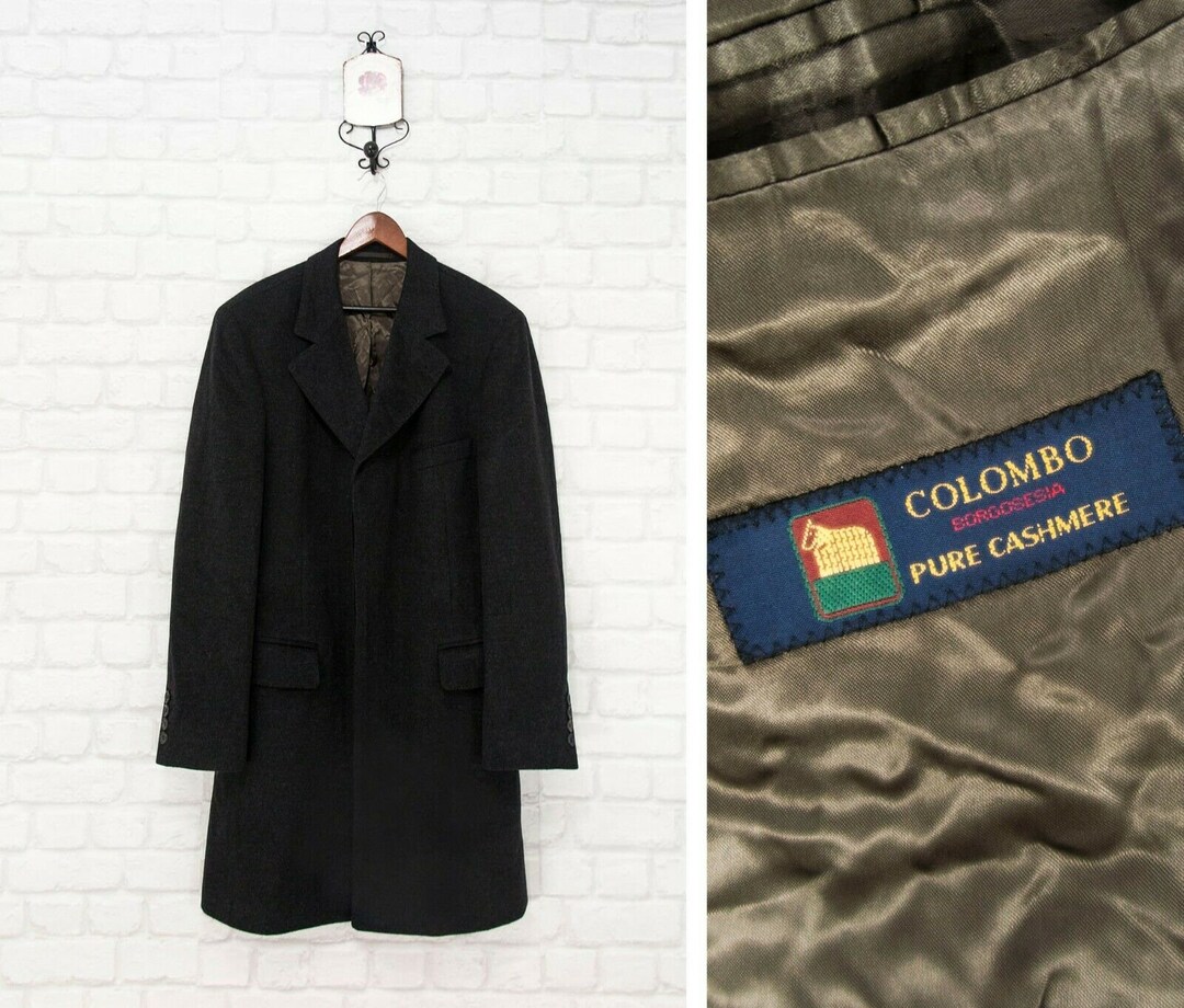 HUGO BOSS X Colombo 100% Cashmere Luxury Men's Jacket Coat Size