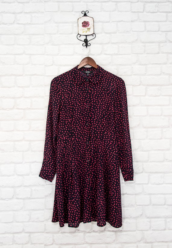 Buy Other Stories Paris Atelier Hearts Printed Shirt Dress Viscose Online  in India - Etsy