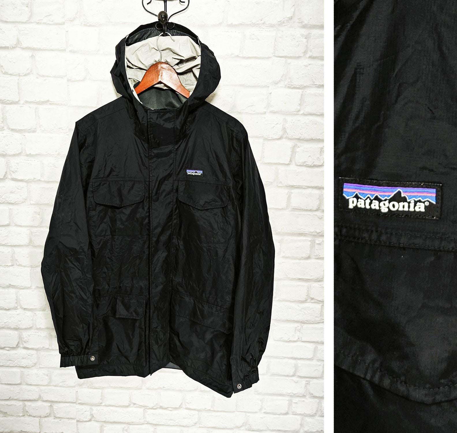 Patagonia H2NO Mens XS Waterproof Rain Pants Black Snowboard