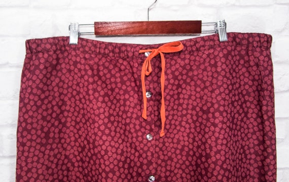 Gudrun Sjoden Skirt Dots Pattern Linen/Cotton XXL… - image 2