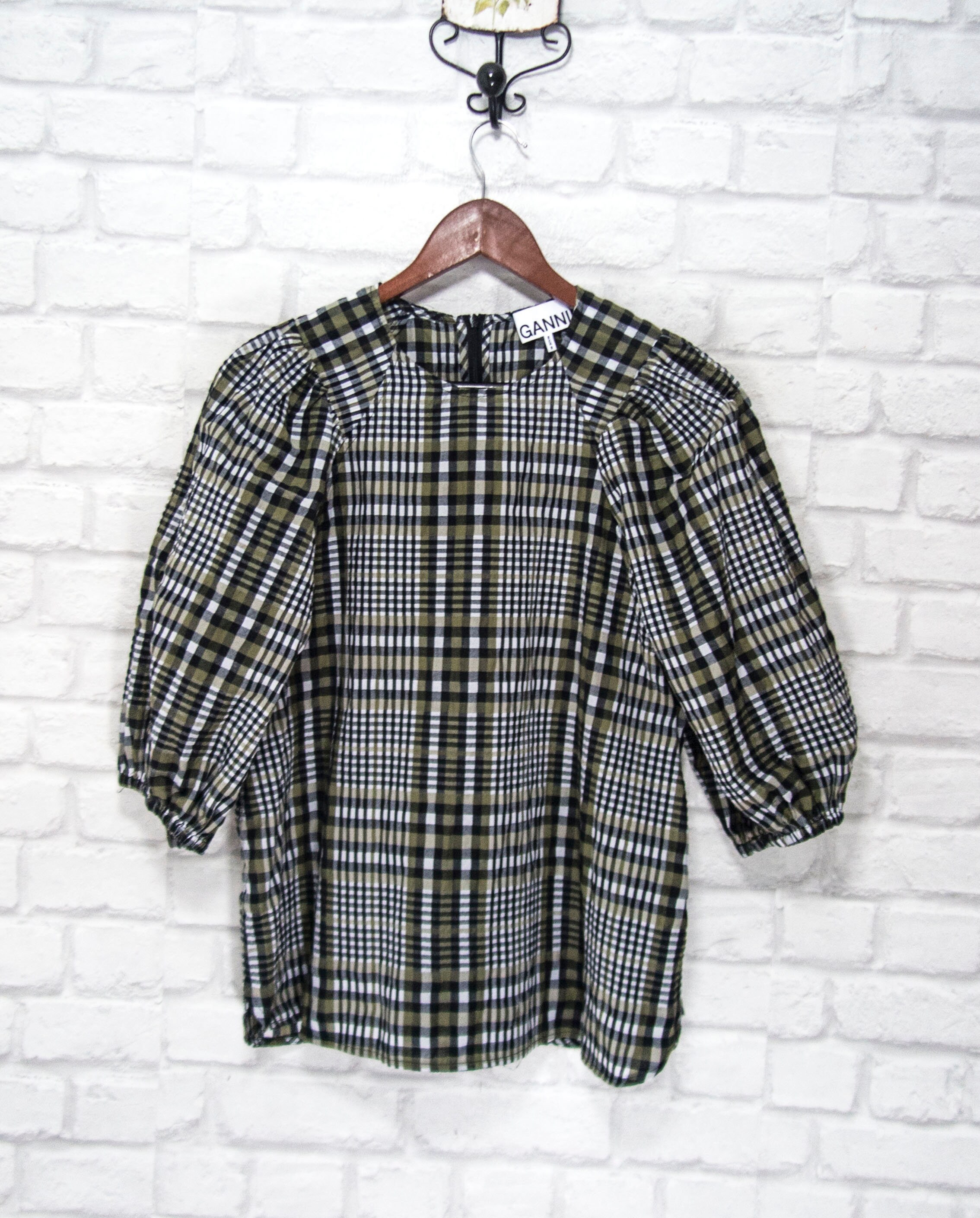 トップス animal vintage tops itimi shury ganni Leopard Leopard Print Satin Shirt | GANNI US