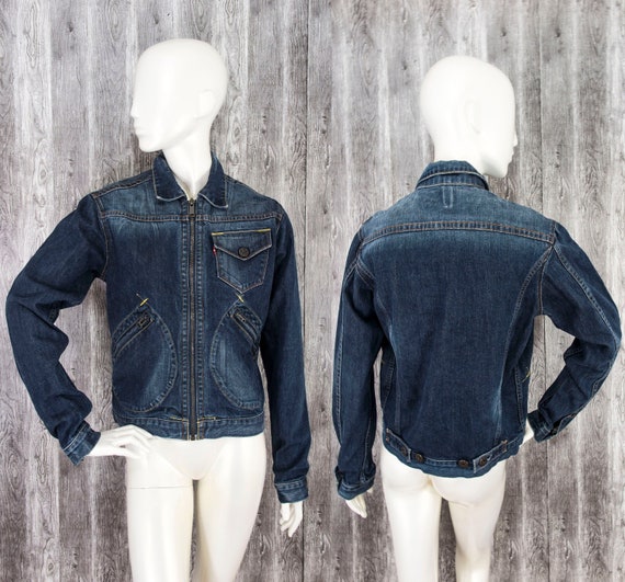 blue star denim jacket