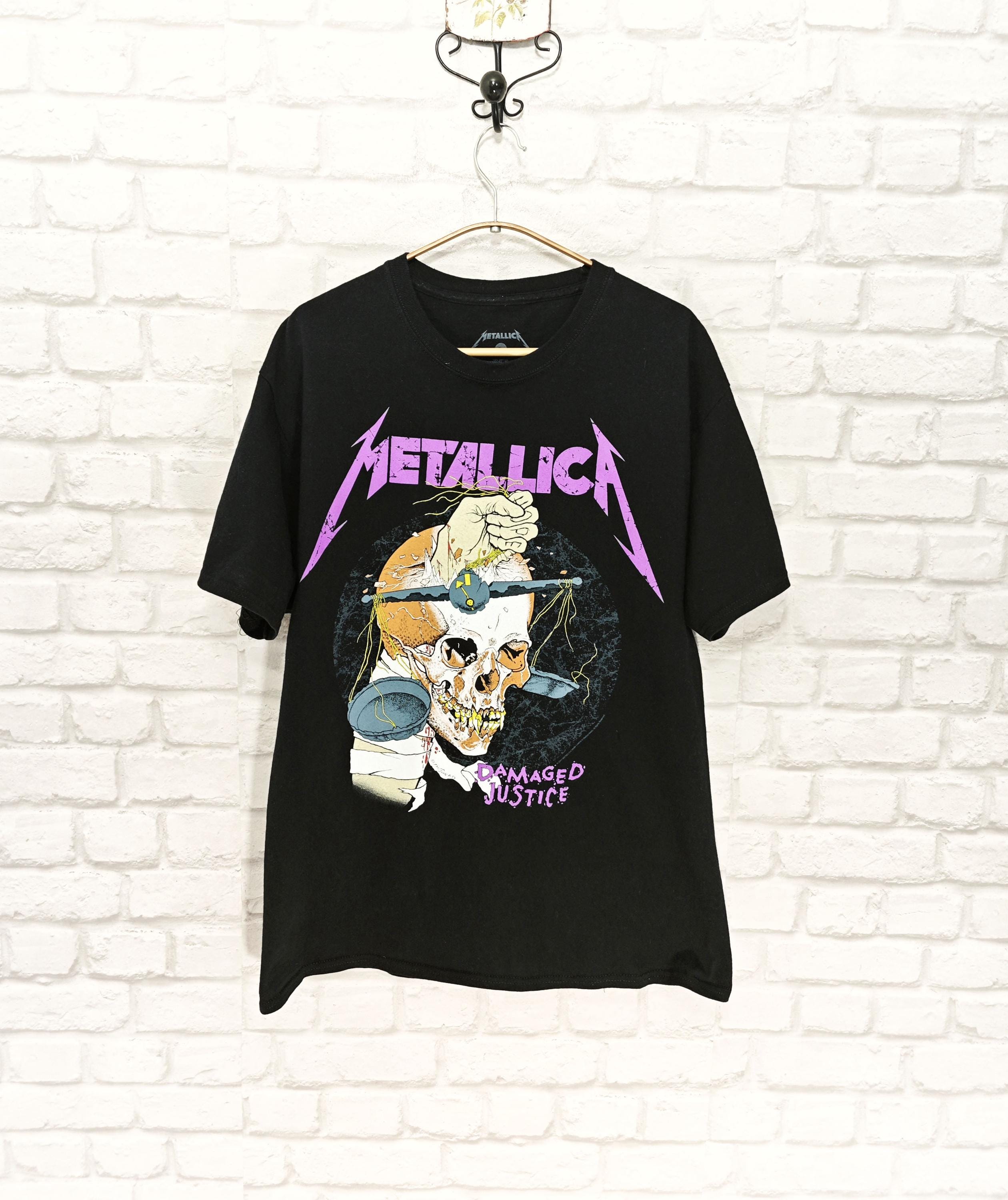 Maglietta Metallica 'And Justice For All' – Donna, Nera, Aderente (slim Fit), Cotone