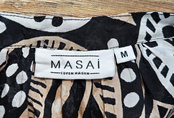MASAI Scandinavian Design Abstract Pattern Viscos… - image 5