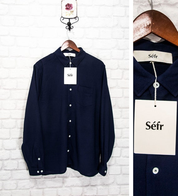 sefr クレープシャツ hampus ハンプス ファッション