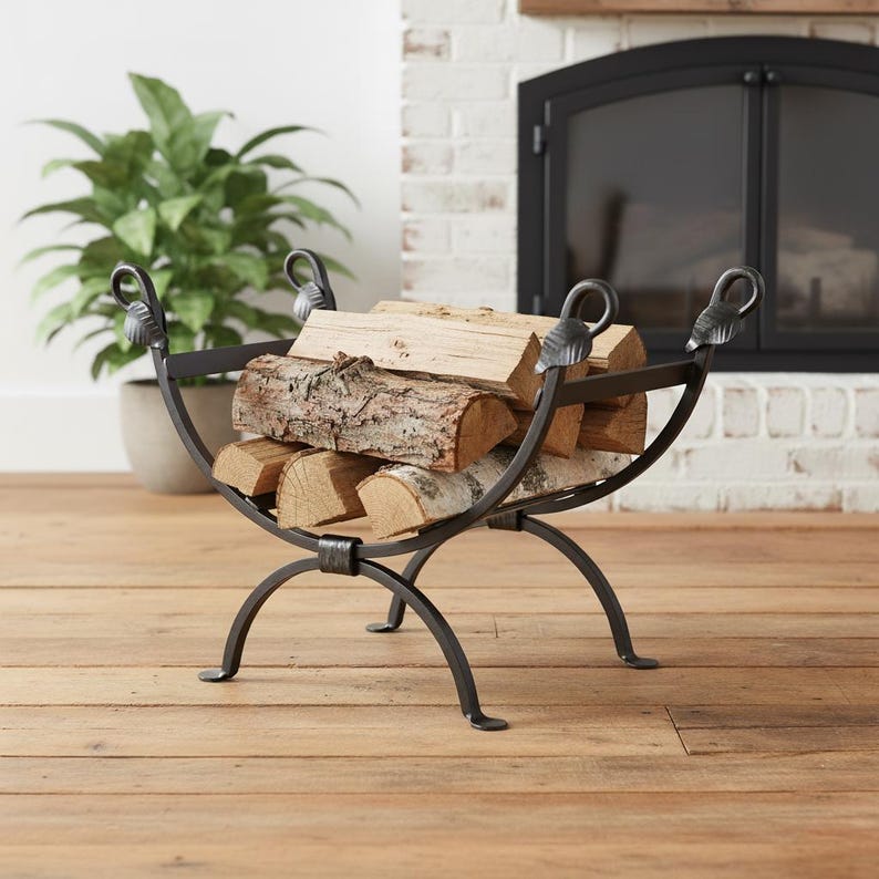 Urban Forge Leaf Log Basket