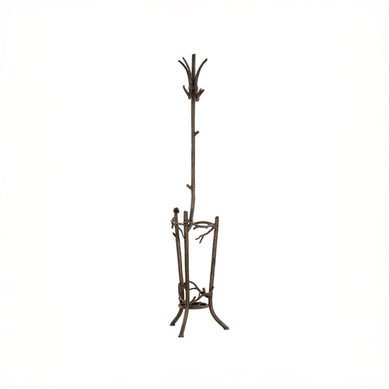 Urban Forge Evergreen Iron Coat and Umbrella Stand