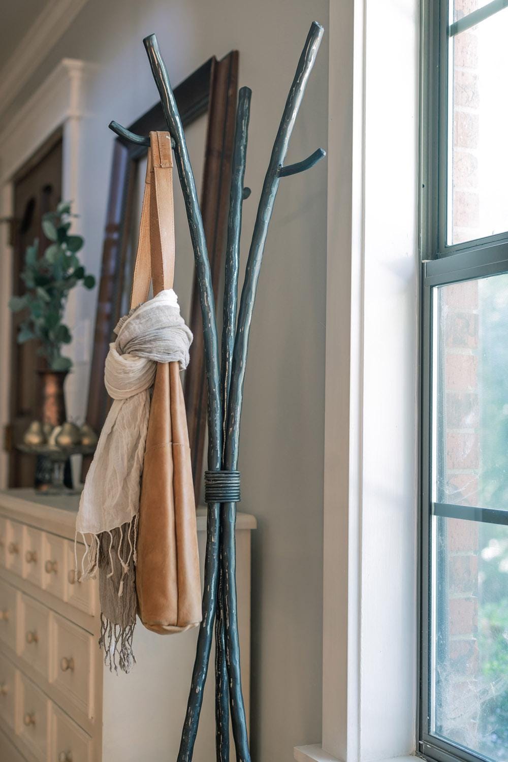 Iron Freestanding Coat Rack – Meridian – American Made by Urban Forge ...