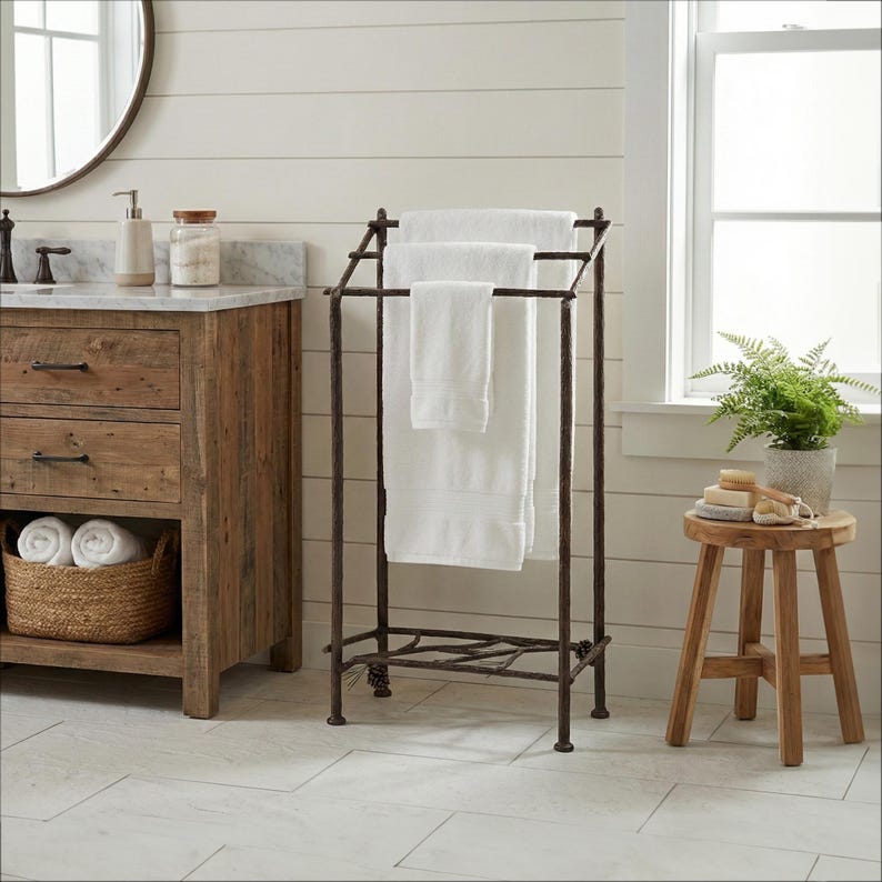 Urban Forge Evergreen Towel Stand
