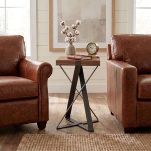 Iron Accent Table – 201 – American Made by Urban Forge – Coal Black Finish