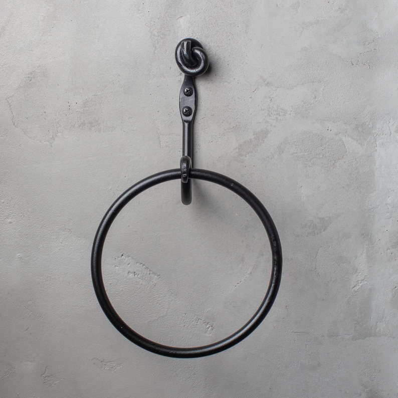 Iron Towel Ring – Knot - Thumbnail 4