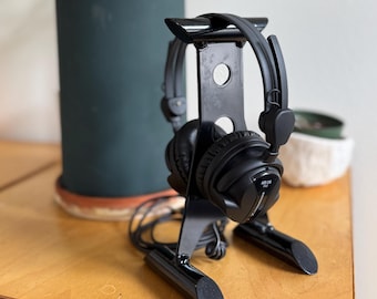 Steel Weighted Headphone Stand