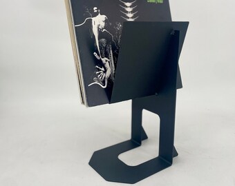 Elevated Steel Vinyl Record Stand