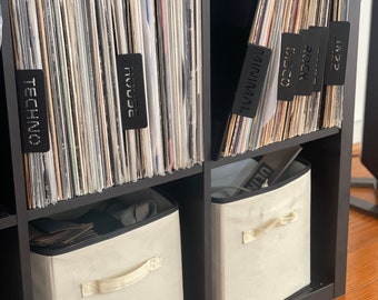 Record Collection Divider W/ Custom Labeling