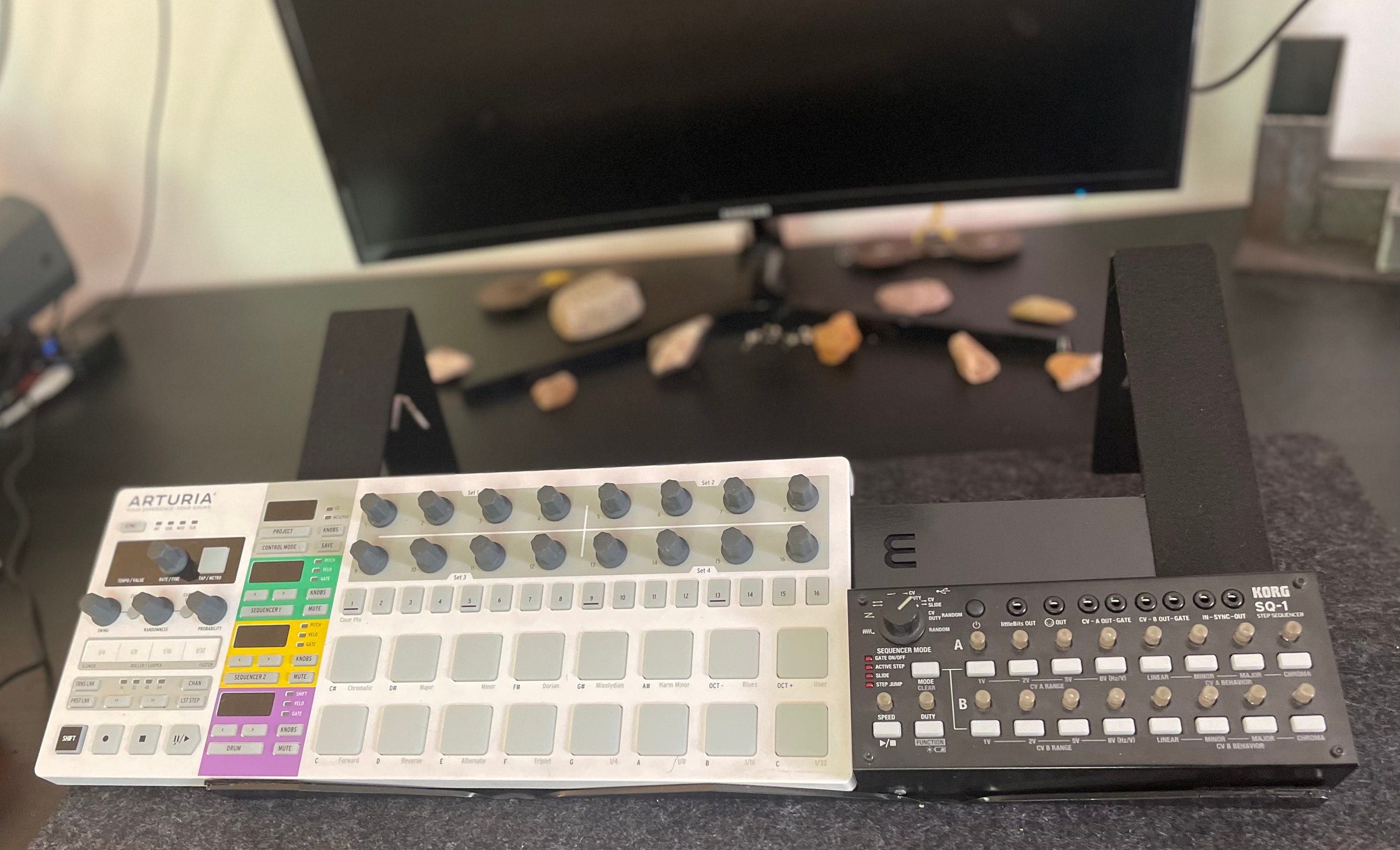 Steel Desktop Synthesizer and mixer Stand Etsy