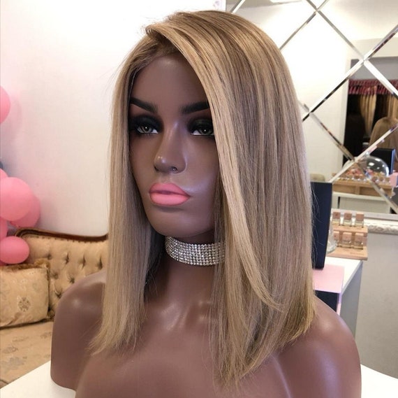 Blonde natural hair wig Etsy