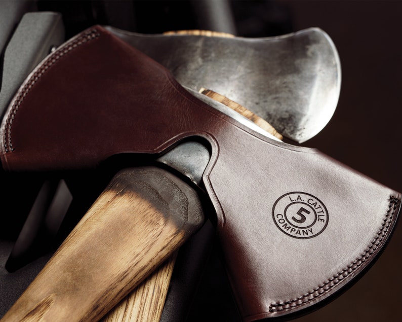Leather Axe Cover Etsy