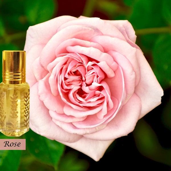 Rose Attar-All Natural Rose Perfume Oil-Rose Essential Oil-Pure Rose Oil-Rose Fragrance Attar