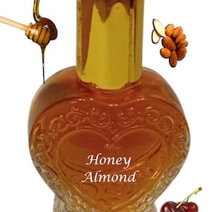 Honey Almond Type Body Oil-Luxury Perfumed Oil-Alcohol Free Fragrance-Nutty Sweet Perfume - Warm & Spicy Bouquet