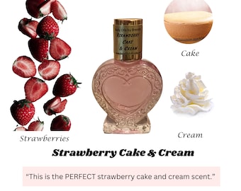 Strawberry Cake & Cream Type Body Oil or Body Spray-BUY 2 GET 1 FREE-Gourmand-Designer Inspired-Yummy Goodness-*Not a Name Brand Product