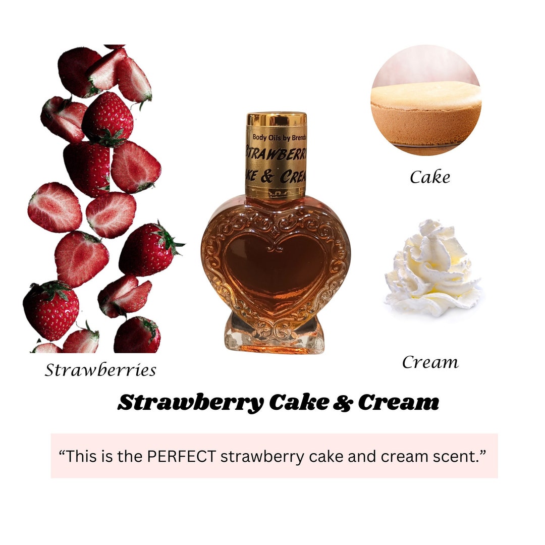 Strawberry Cake and Cream Type Body Oil or Body Spray-buy 2
