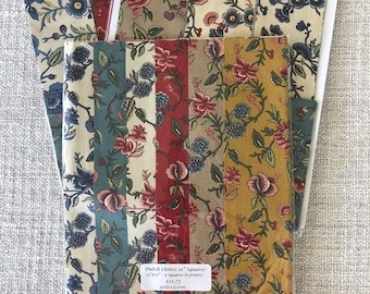 Dutch Chintz, 6 prints, various sizes