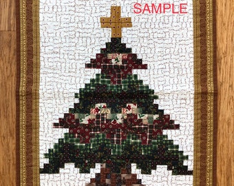 Christmas Tree Quilt Top Kit with Precut Strips