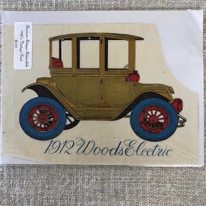 American Antique Automobile 1930s Vintage Print
